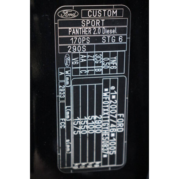 2018 Ford TRANSIT CUSTOM-43897940