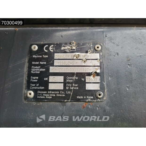 2017 دووسان DX235LCR-5-43898660