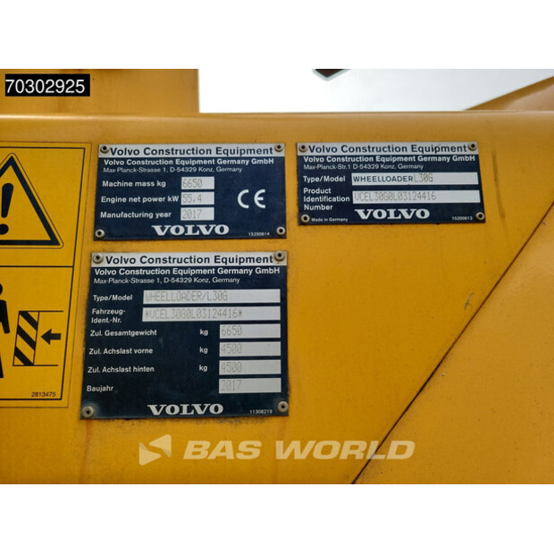 2017 Volvo L30G-43915363