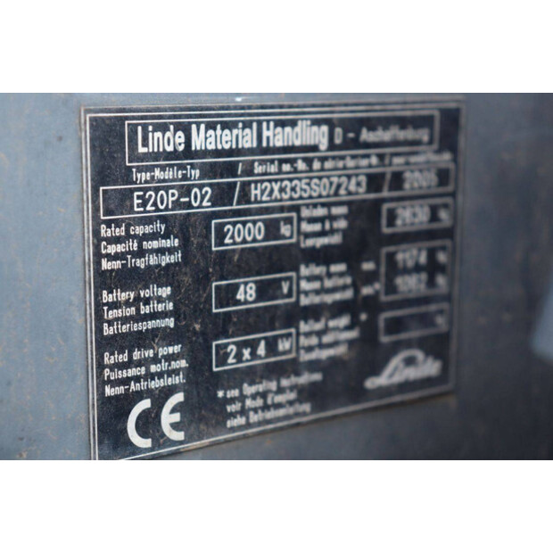 2005 Linde E20P-02-43917867