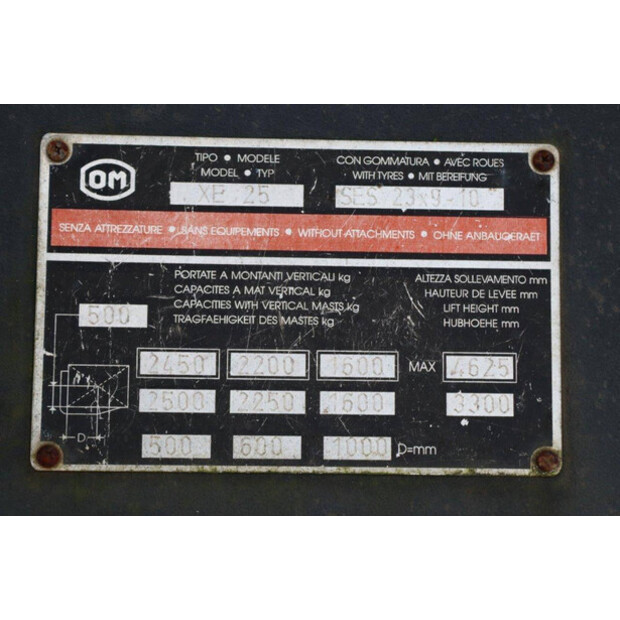 2009 OM Carrelli XE25-43918084