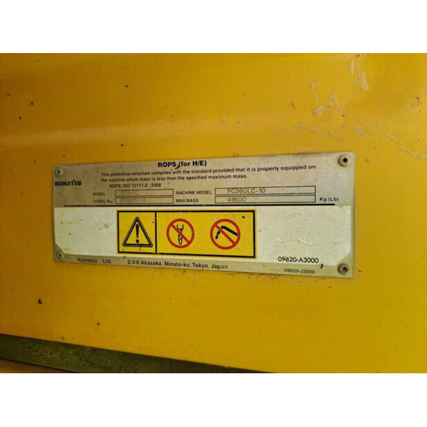 2015 Komatsu PC360LC-10-43918435