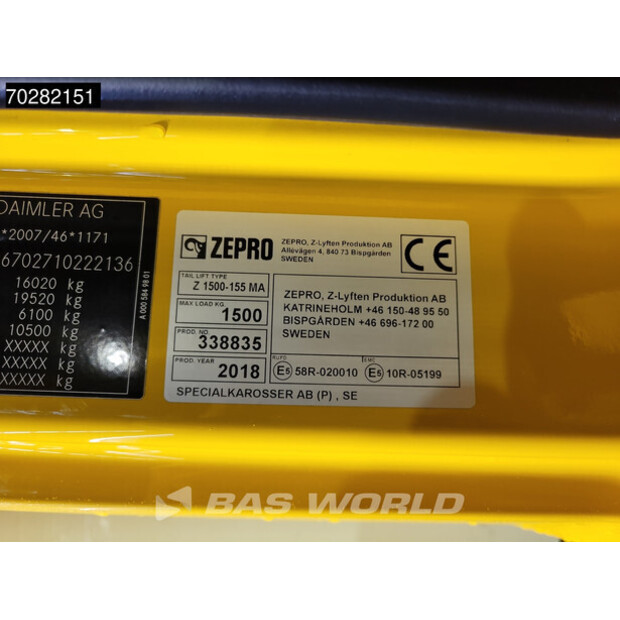 2017 مرسيدس بنز Atego 1524-43919523