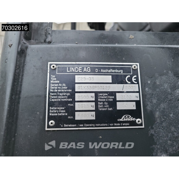 2003 Linde E25-03-43920054