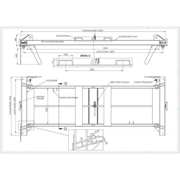 2024 FORKLIFTCENTER PRONK SPREADER EP106A-43934370