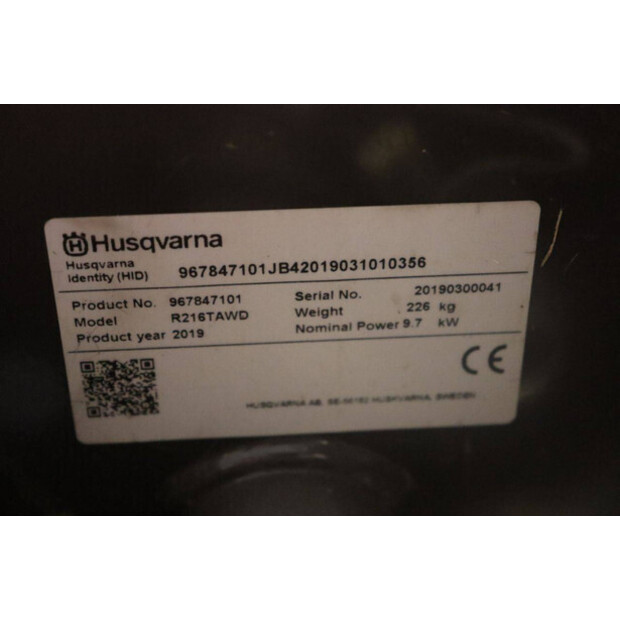 2019 Husqvarna R216TAWD-43937133