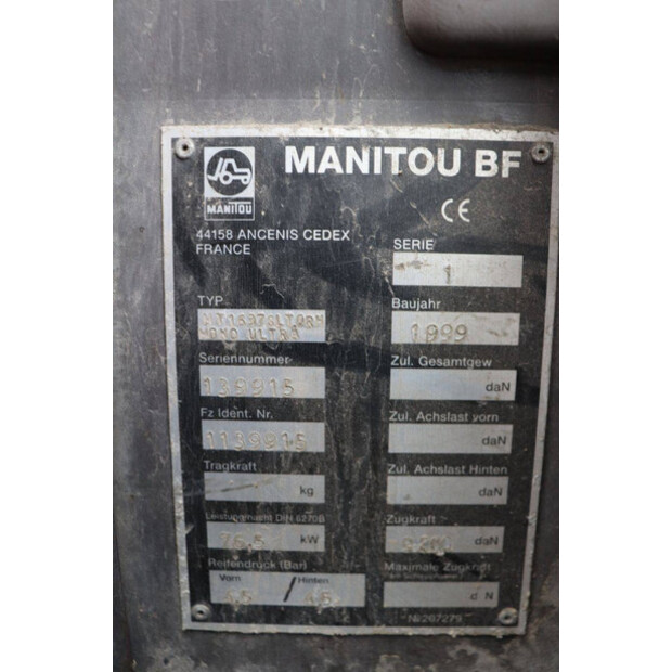 1999 Manitou MT1637SL-43937348