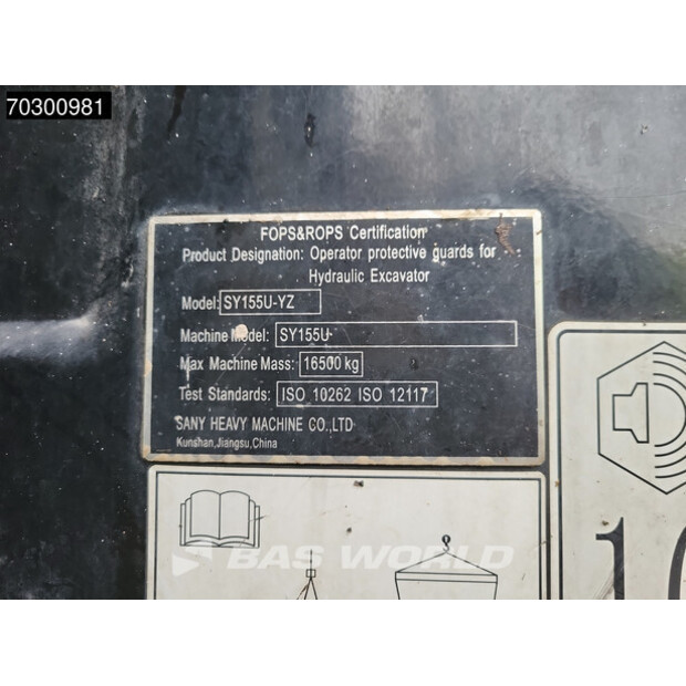 2022 SANY SY155U-43937414