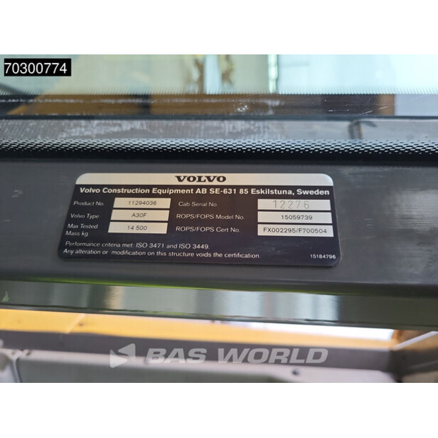 2011 Volvo A30F-43946162