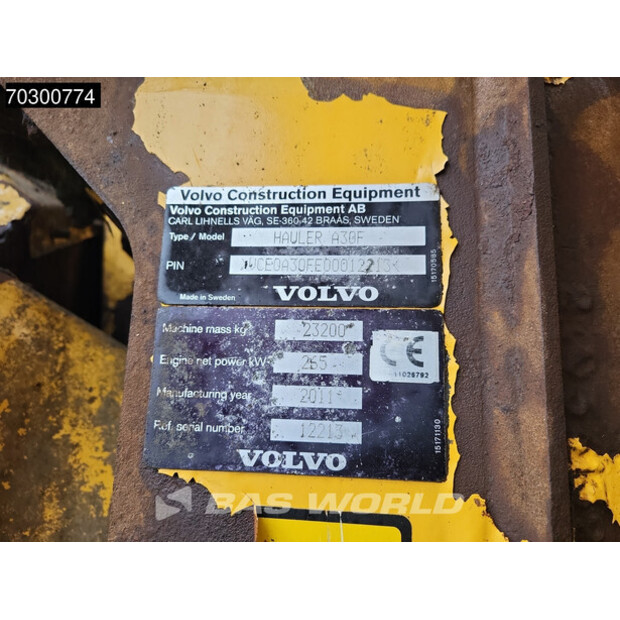 2011 Volvo A30F-43946163