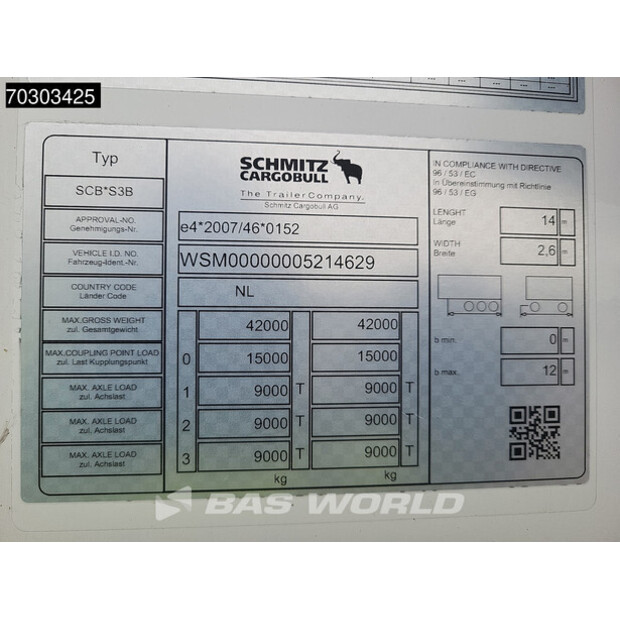 2018 شميتز كارجوبول SCB*S3B-43947128