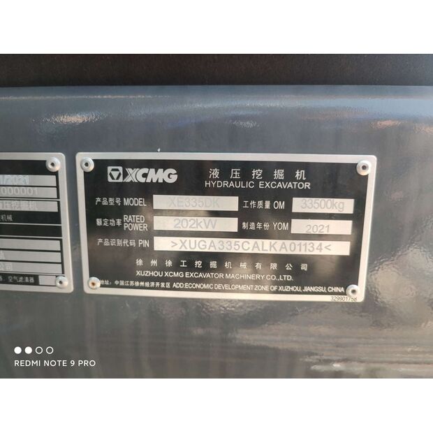 2021 XCMG XE335DK-43960087