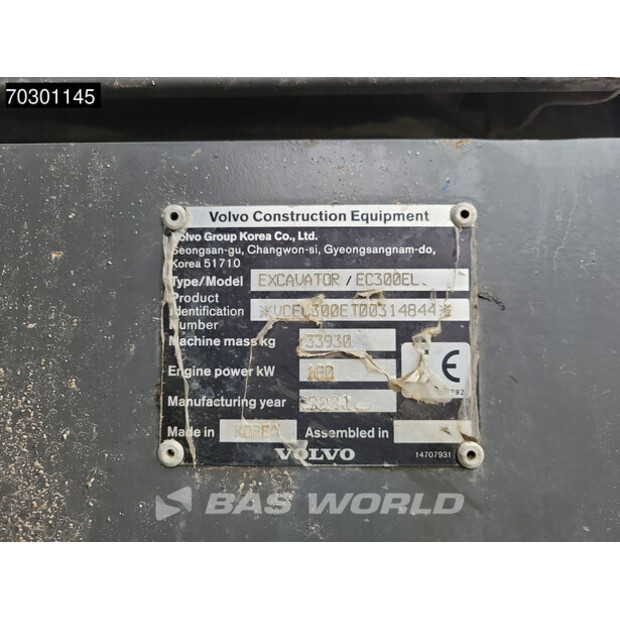 2021 Volvo EC300EL-43962724