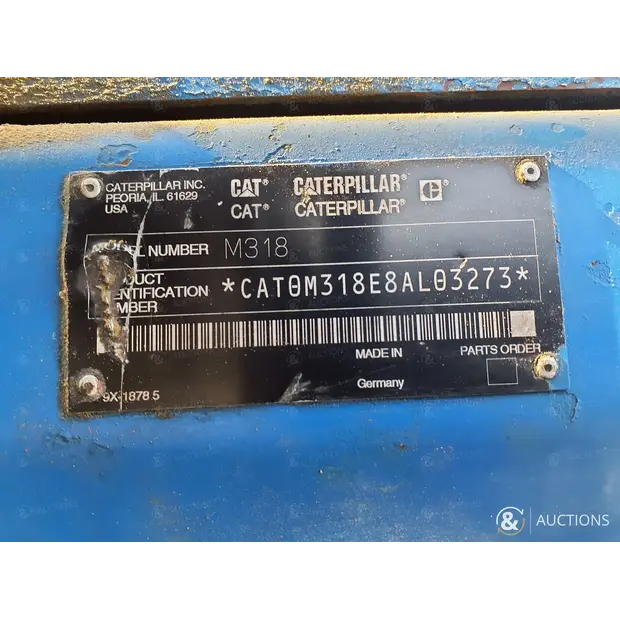 2004 Caterpillar M318-43965047
