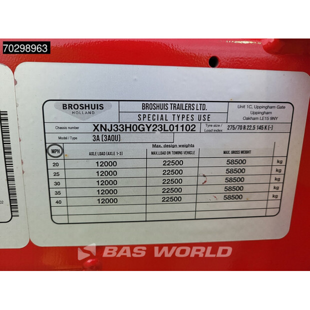 2023 Broshuis 3AOU-48/3-43966488