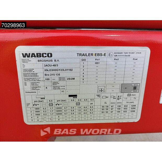 2023 Broshuis 3AOU-48/3-43966490