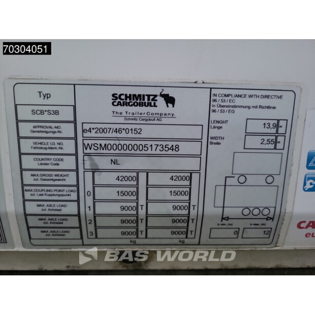 2017 Schmitz Cargobull SCB*S3B-43967651