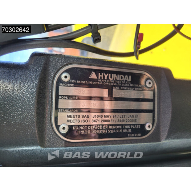 2018 Hyundai HL980XT-43967748