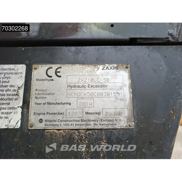 2014 Hitachi ZX210LC-5B-43983006
