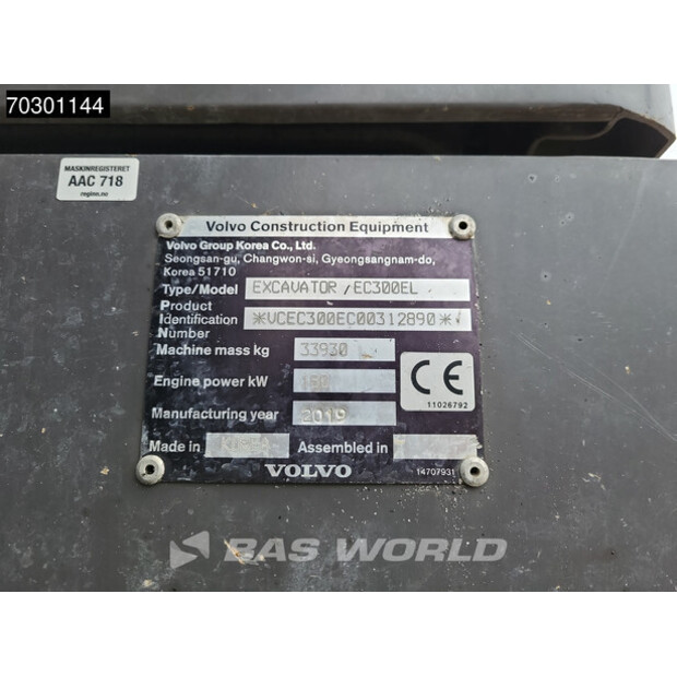 2019 Volvo EC300EL-43990951