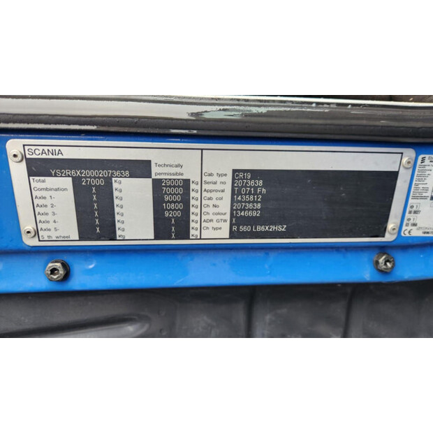 2012 سكانيا R560-44004732