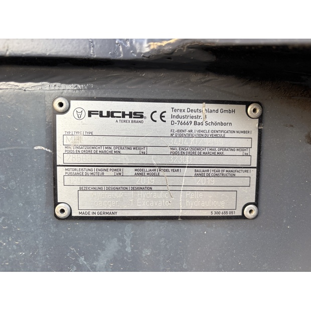 2019 FUCHS MHL340F-44012688