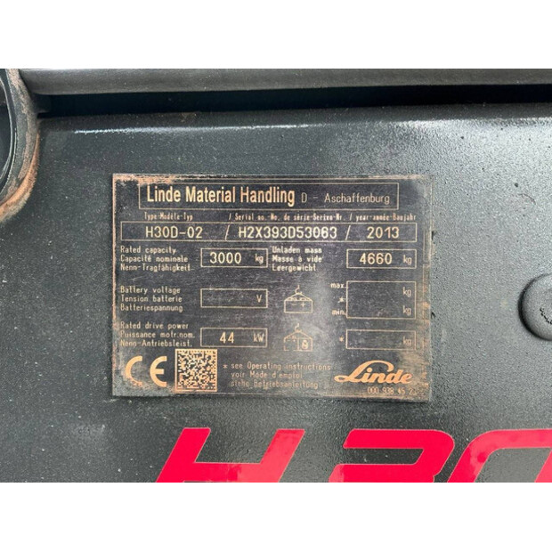 2013 Linde H30D-02-44020002