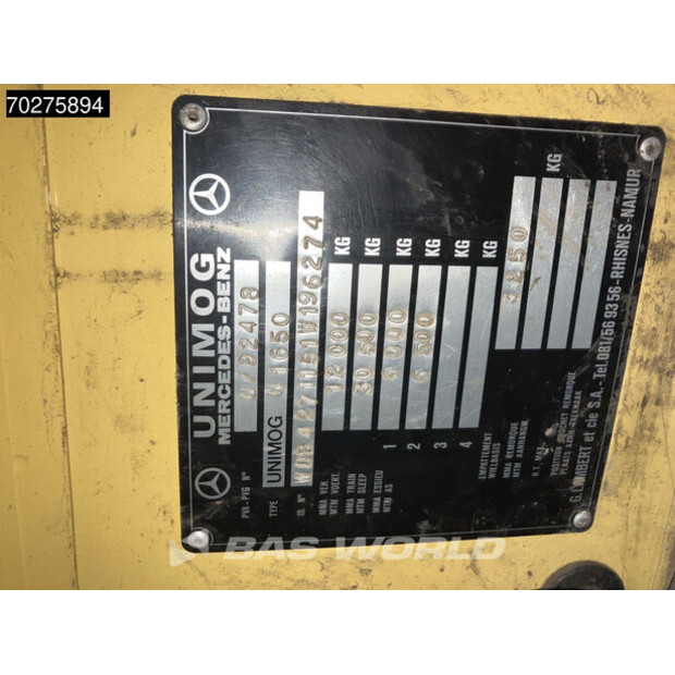 2000 Mercedes-Benz UNIMOG 1650-44042094