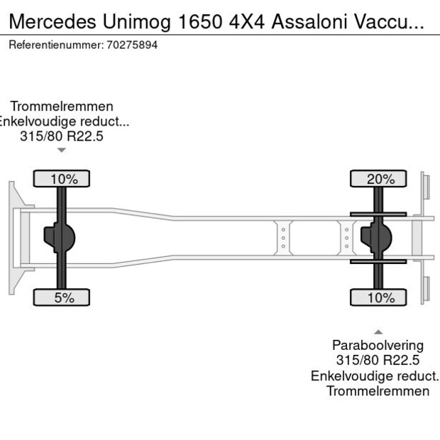 2000 Mercedes-Benz UNIMOG 1650-44042109