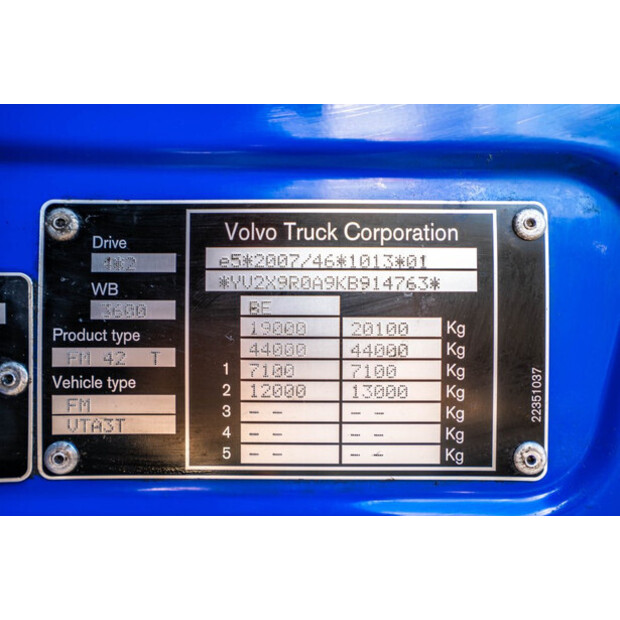 2019 Volvo FM 380 28-44045327