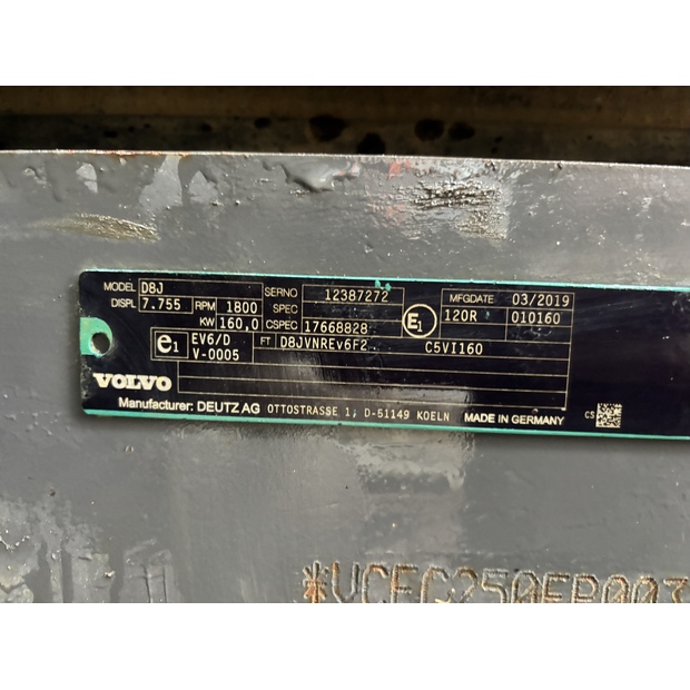 2020 فولفو EC250EL-44053929