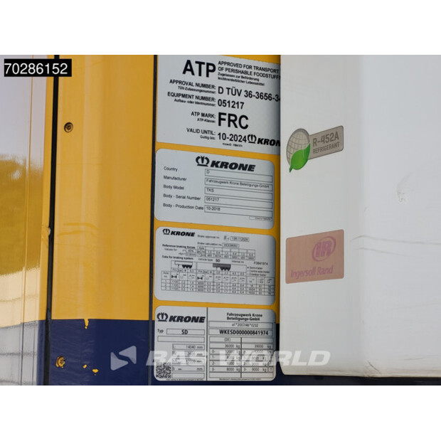 2018 Krone Thermo King SLXi 300-44064440