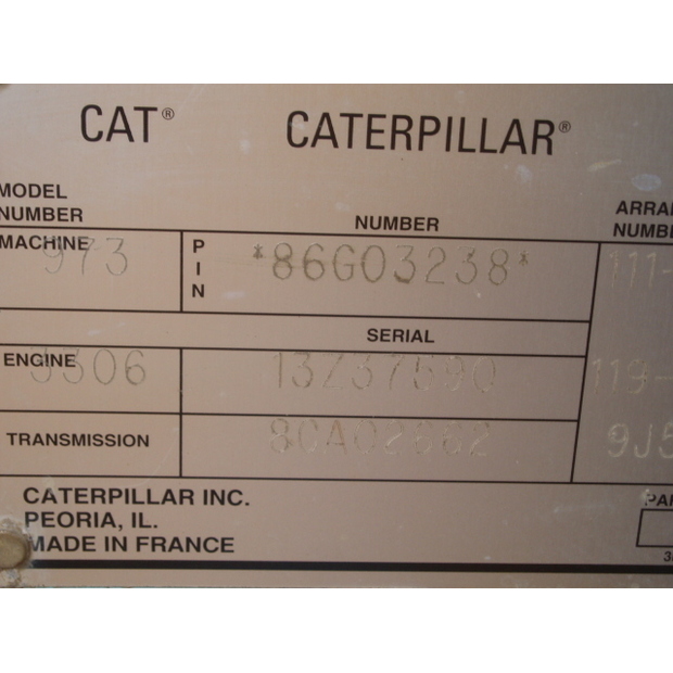 1998 Caterpillar 973-44066414