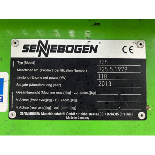 2013 SENNEBOGEN 825-44067887