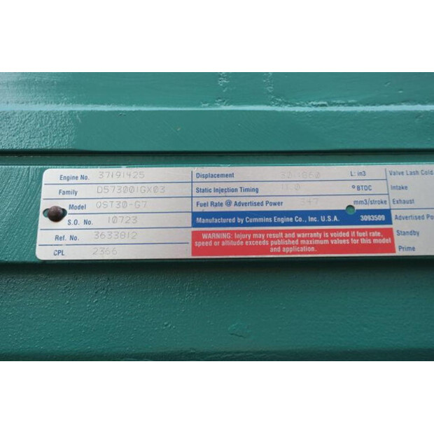 2001 CUMMINS QST30-G7-44069560