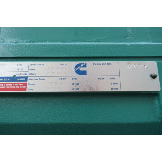 2001 CUMMINS QST30-G7-44069561