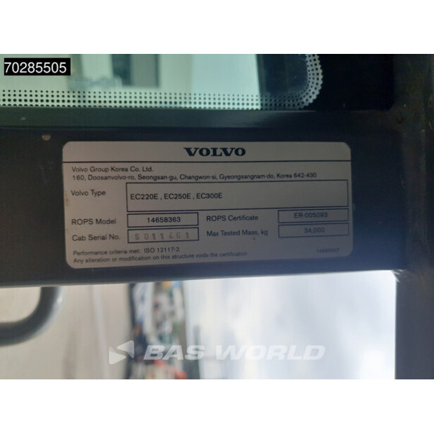 2018 Volvo EC220EL-44070422