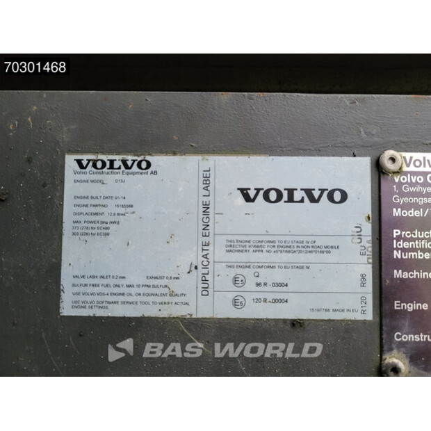 2014 Volvo EC380EL-44073823