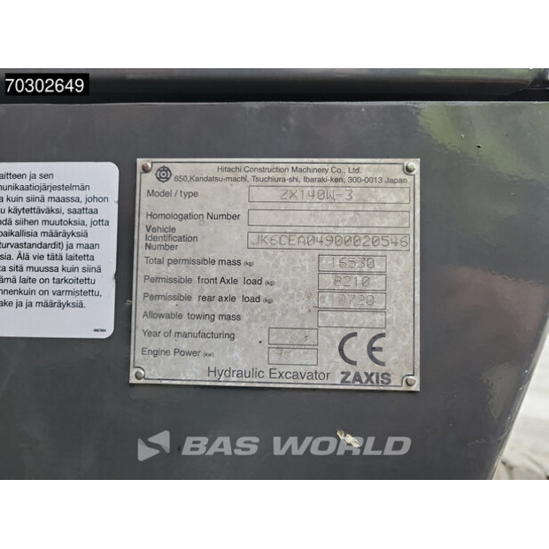 2009 هيتاشى ZX140W -3-44073902