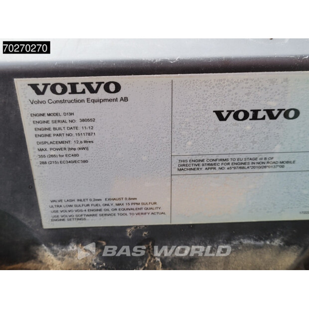 2013 Volvo EC380DHR-44092048