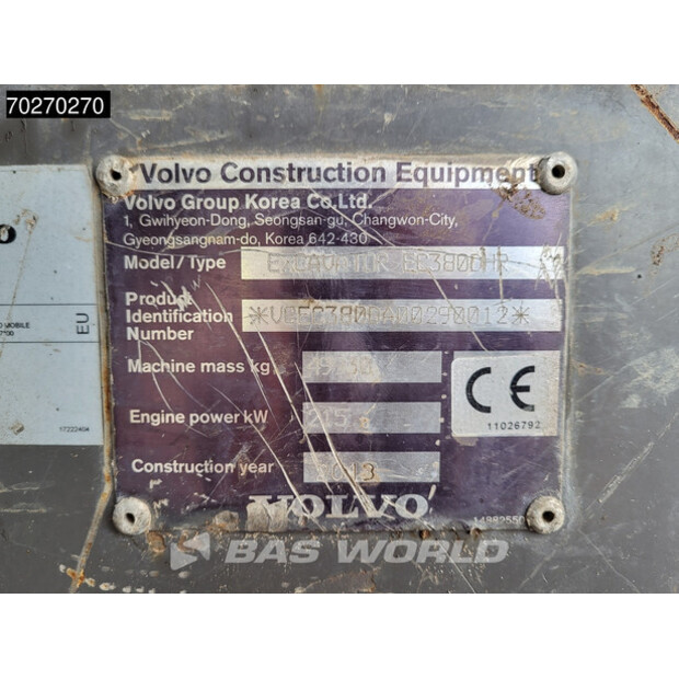 2013 Volvo EC380DHR-44092075