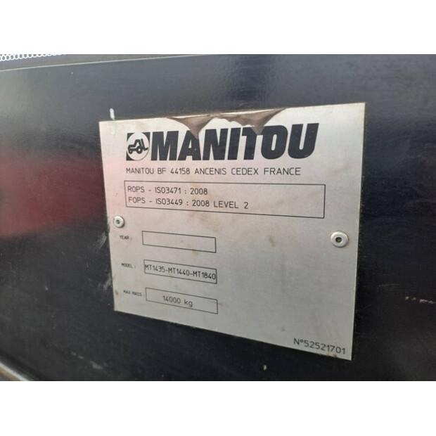 2020 Manitou MT 1840-44092157