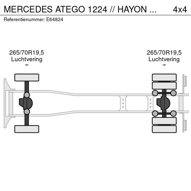 2016 مرسيدس بنز ATEGO 1224-44095435