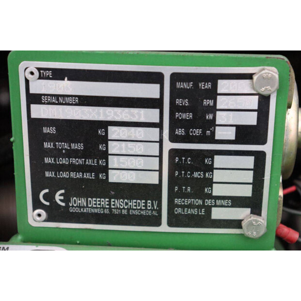 2003 JOHN DEERE 1903-44098817