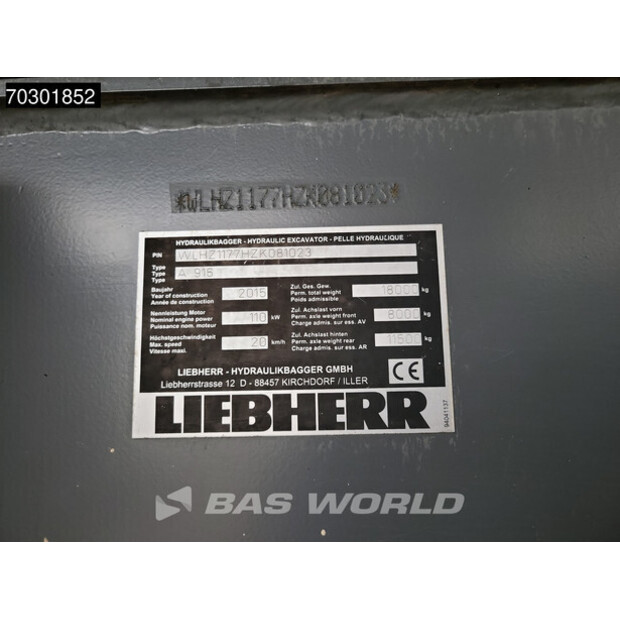 2015 Liebherr A916-44116737