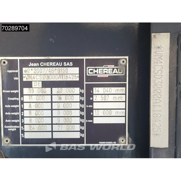 2019 Chereau Thermo King SLXi 300-44119282