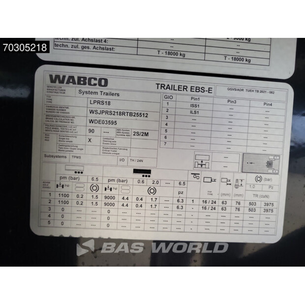 2025 SYSTEM TRAILERS LPRS18-44121786