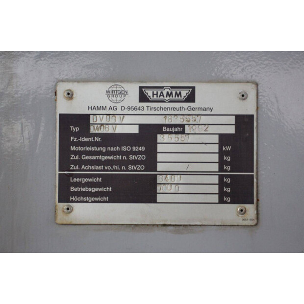 1992 HAMM DV06 V-44141057