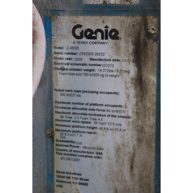 2006 Genie Z-45/25-44142493