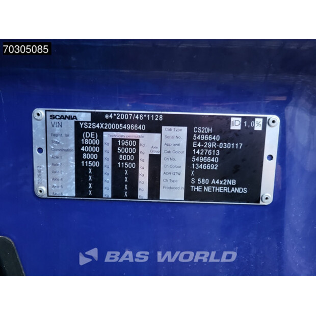 2017 Scania S580-44143156